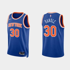 New York Knicks #30 Julius Randle 2022-23 Icon Edition Royal Jersey