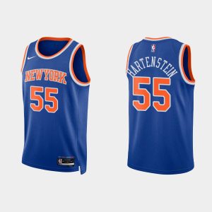 New York Knicks #55 Isaiah Hartenstein 2022-23 Icon Edition Royal Jersey