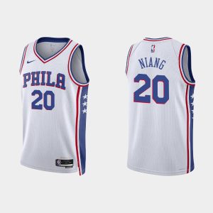 Philadelphia 76ers Georges Niang #20 2022-23 Association Edition White Jersey Swingman