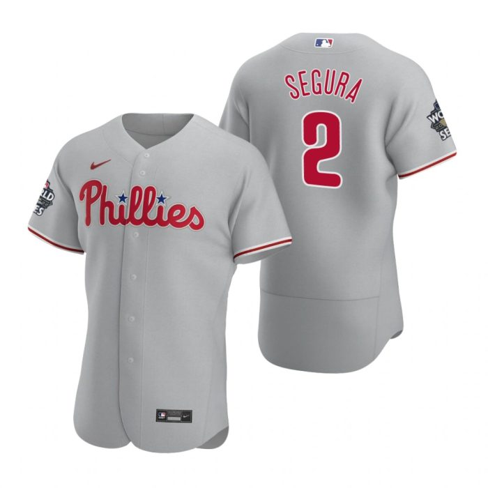 Philadelphia Phillies Jean Segura Gray 2022 World Series Jersey