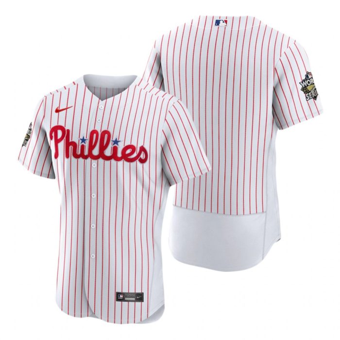 Philadelphia Phillies White 2022 World Series Jersey – Let the colors ...