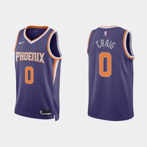 Phoenix Suns #0 Torrey Craig Icon Edition Purple 2022-23 Jersey