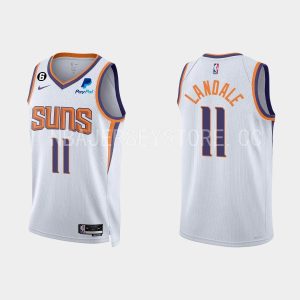 Phoenix Suns Jock Landale #34 Association Edition White Jersey