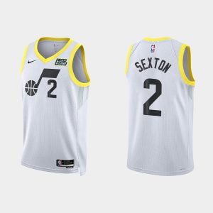 Utah Jazz Collin Sexton #2 Association Edition White Jersey
