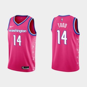 Washington Wizards #14 Isaiah Todd 2022-23 Cherry Blossom City Pink Jersey