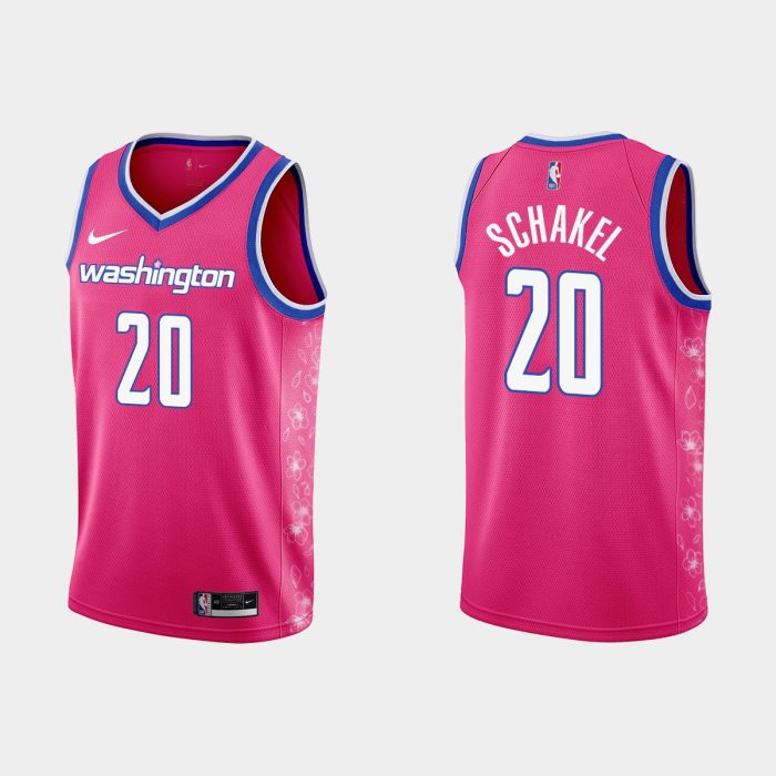 Washington Wizards #20 Jordan Schakel 2022-23 Cherry Blossom City Pink Jersey