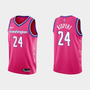 Washington Wizards #24 Corey Kispert 2022-23 Cherry Blossom City Pink Jersey