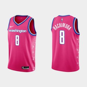 Washington Wizards #8 Rui Hachimura 2022-23 Cherry Blossom City Pink Jersey