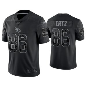Arizona Cardinals Zach Ertz Reflective Limited Black Jersey