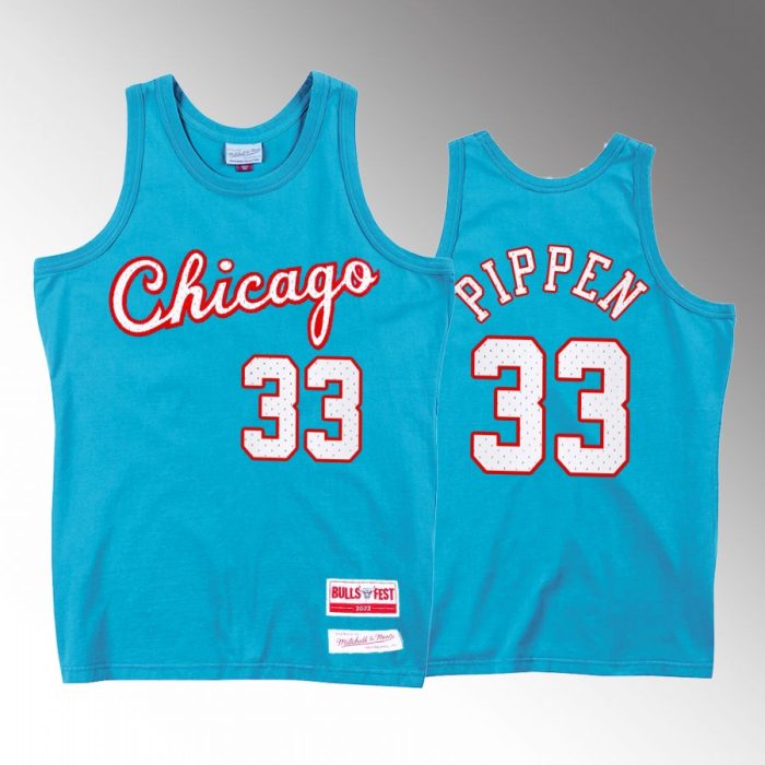 BullsFest Scottie Pippen Chicago Bulls Blue #33 Jersey Limited Edition