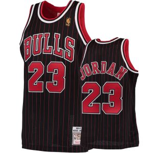 Chicago Bulls Michael Jordan Black 1996-97 Hardwood Classics Jersey