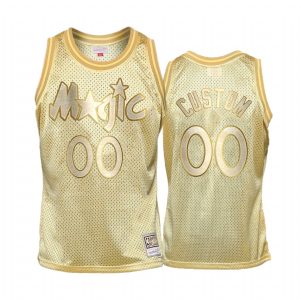 Custom #00 Orlando Magic Golden Midas SM Jersey