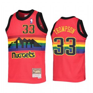 David Thompson Denver Nuggets Youth Red Reload Jersey Throwback