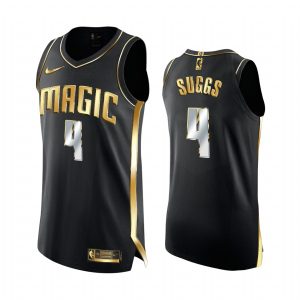 Jalen Suggs Orlando Magic Black Golden Edition Jersey