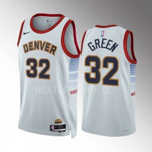 Jeff Green 2022-23 Denver Nuggets White #32 City Edition Jersey Swingman