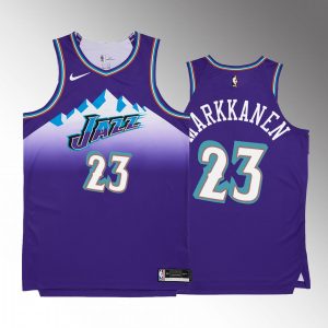 Lauri Markkanen Utah Jazz #23 Purple Jersey 2022-23 Classic Edition
