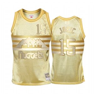 Nikola Jokic #15 Denver Nuggets Gold Midas SM Jersey