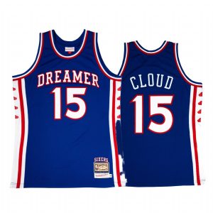 Philadelphia 76ers Cloud J.Cole Dreamer Blue Jersey #15 Throwback