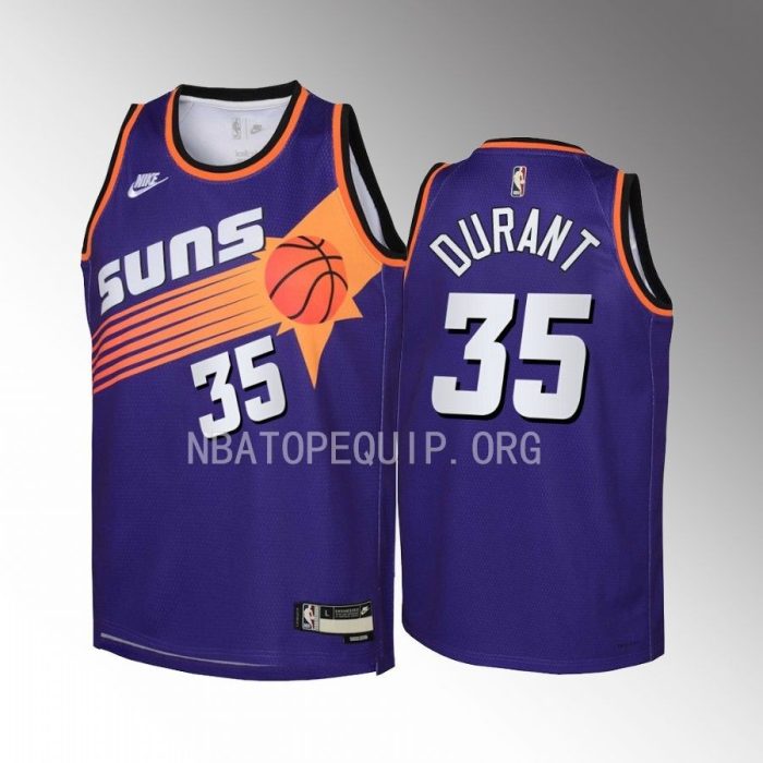 Phoenix Suns Kevin Durant Classic Edition Purple Youth Jersey Swingman #35