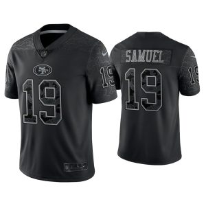 San Francisco 49ers Deebo Samuel Reflective Limited Black Jersey