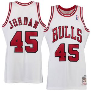Chicago Bulls #45 Michael Jordan 1994-95 Home White Jersey
