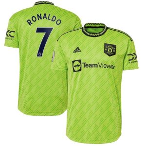 Cristiano Ronaldo Manchester United 2022-23 Third Player Jersey - Neon Green