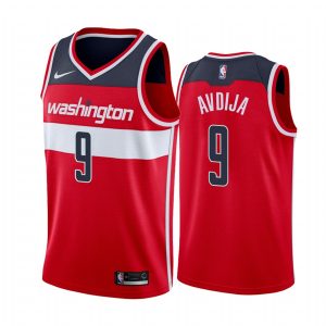 Deni Avdija Washington Wizards 2020-21 Red Icon Jersey 2020 NBA Draft