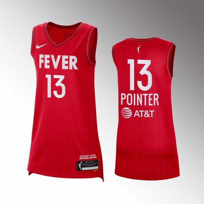 Indiana Fever Khayla Pointer Red #13 2023 Rebel Edition Unisex Victory Jersey