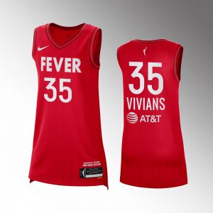 Indiana Fever Victoria Vivians Red #35 2023 Rebel Edition Unisex Victory Jersey