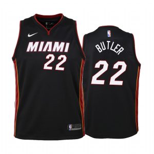 Jimmy Butler Miami Heat Black Icon Youth Jersey - Black