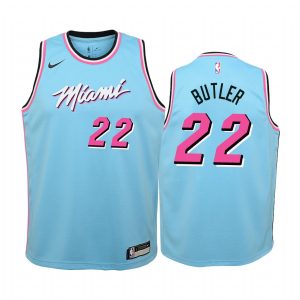 Jimmy Butler Miami Heat Blue City 2019-20 Jersey - Youth