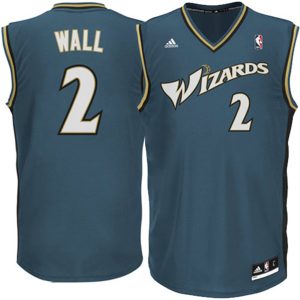 John Wall Washington Wizards Revolution 30 Performance Jersey-Slate Blue