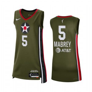 Marina Mabrey Dallas Wings Rebel Edition 2021 Victory Green Jersey WNBA