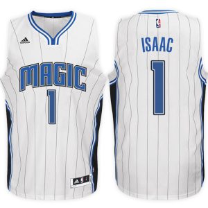 Orlando Magic #1 Jonathan Isaac Home White New Swingman Jersey