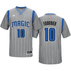 Orlando Magic #10 Evan Fournier Gray Pride Sleeved Swingman Jersey