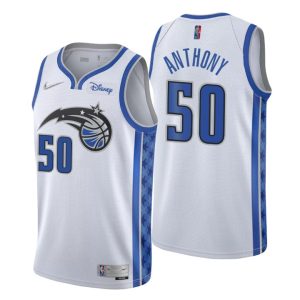 Orlando Magic NO. 50 Cole Anthony Earned Edition White Jersey