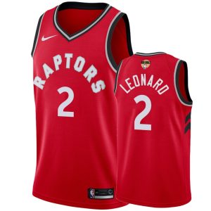 Toronto Raptors Kawhi Leonard Red 2019 NBA Finals Swingman Icon Men's Jersey