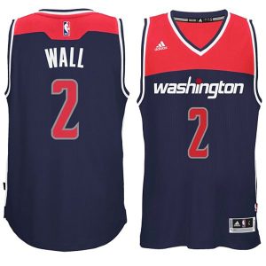 Washington Wizards #2 John Wall 2014-15 New Swingman Alternate Navy Blue Jersey