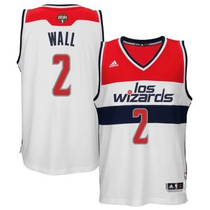 Washington Wizards #2 John Wall 2014-15 Noches Enebea Swingman Home White Jersey