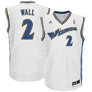 Washington Wizards #2 John Wall Revolution 30 White Jersey