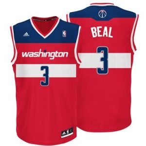 Washington Wizards #3 Bradley Beal Revolution 30 Replica Road Jersey