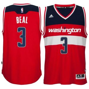 Washington Wizards #34 Bradley Beal 2014-15 New Swingman Road Red Jersey