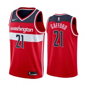 Washington Wizards Daniel Gafford #21 Red 2021 Icon Edition Jersey Swingman