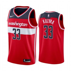 Washington Wizards Kyle Kuzma 2021 Red Icon Edition Jersey