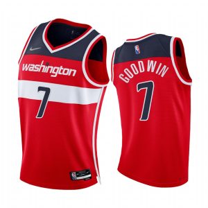 Wizards Jordan Goodwin 75th Diamond Anniversary Red 2021-22 Jersey Icon Edition