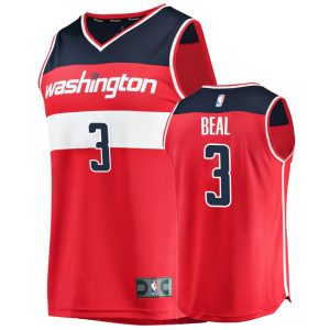 Wizards Men's Bradley Beal #3 Replica Icon Fanatics Branded Jersey