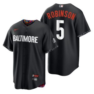 Baltimore Orioles Brooks Robinson Black 2023 City Connect Replica Jersey