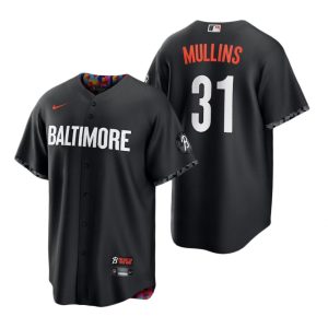 Baltimore Orioles Cedric Mullins Black 2023 City Connect Replica Jersey