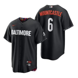 Baltimore Orioles Ryan Mountcastle Black 2023 City Connect Replica Jersey