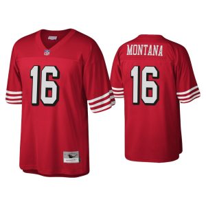 Joe Montana San Francisco 49Ers Scarlet 1994 Throwback Legacy Replica Jersey